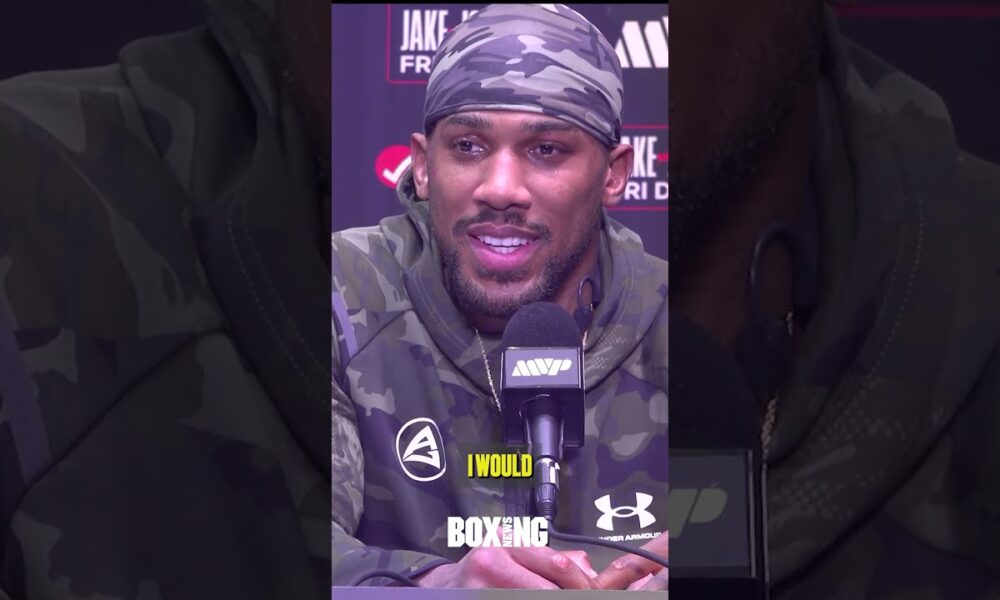 Anthony Joshua Says He's Willing To Face Tyson Fury Next Following KO Win Over Jake Paul