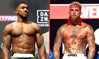 Anthony Joshua reveals how much he weighs two weeks out from facing Jake Paul at 245lbs limit