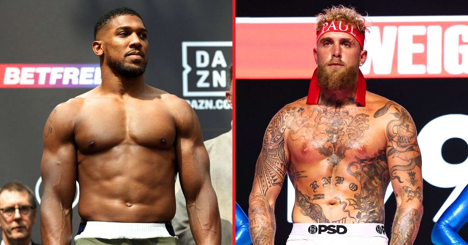 Anthony Joshua reveals how much he weighs two weeks out from facing Jake Paul at 245lbs limit