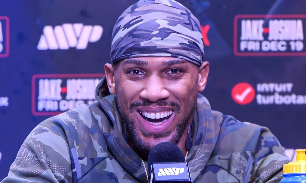 Anthony Joshua • POST FIGHT PRESS CONFERENCE | vs. Jake Paul | Netflix Boxing