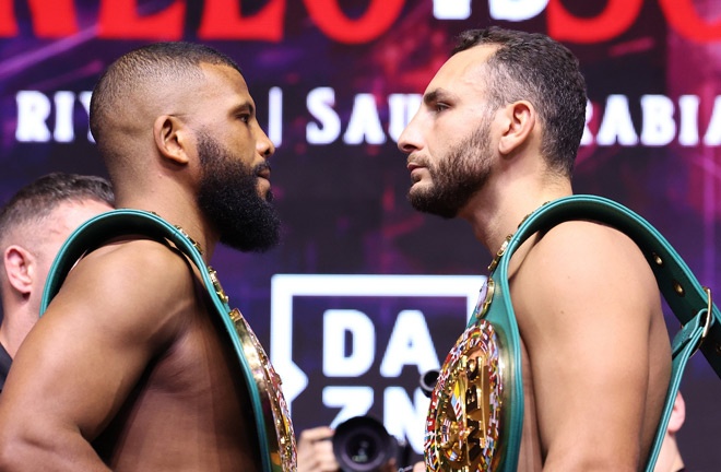 Badou Jack defeated Noel Mikaelian in their first fight in Riyad. Photo: Leigh Dawney/Queensberry