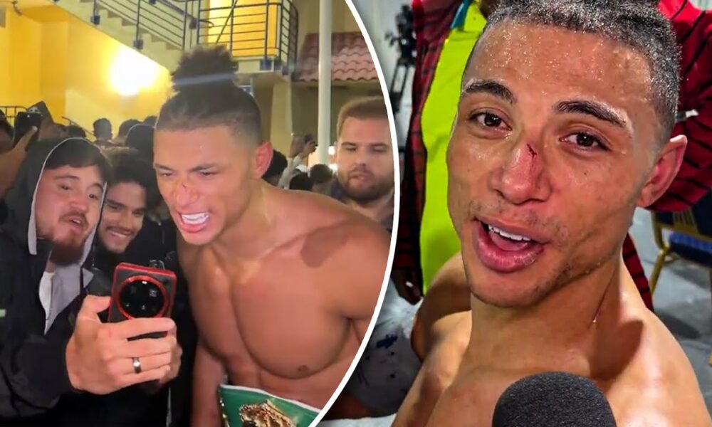 Chase DeMoor CELEBRATES AFTER DEFEATING ANDREW TATE