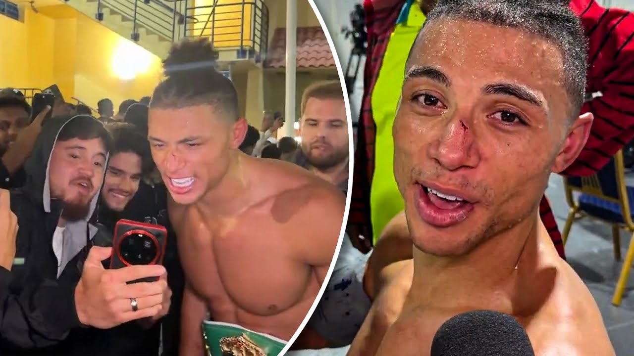 Chase DeMoor CELEBRATES AFTER DEFEATING ANDREW TATE