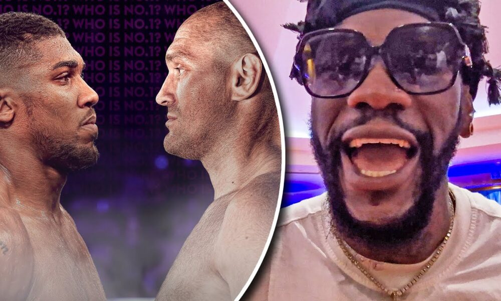 Deontay Wilder REACTS to Tyson Fury vs Anthony Joshua