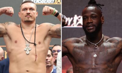Usyk called up Wilder. Photo: Leigh Dawney/Queensberry/Mark Robinson/Matchroom Boxing