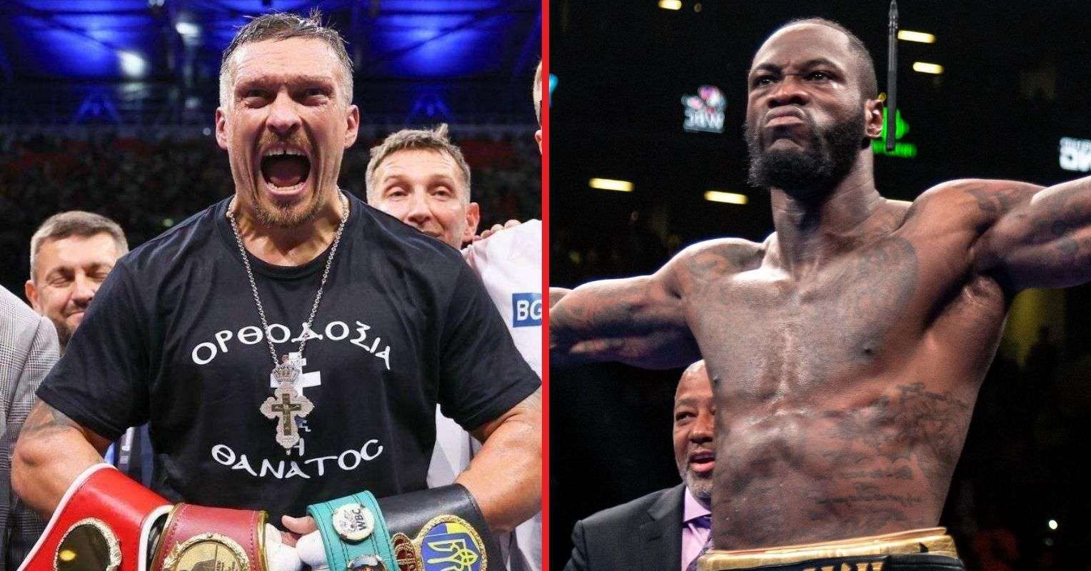 Deontay Wilder’s team respond after Oleksandr Usyk offers him immediate title shot
