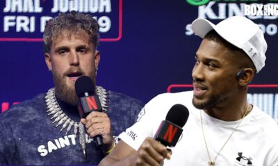 EVERY Jake Paul and Anthony Joshua Back And Forth From FIREY Final Press Conference