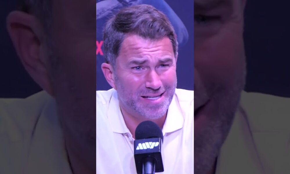 Eddie Hearn FIRST WORDS AFTER Jake Paul BROKEN JAW