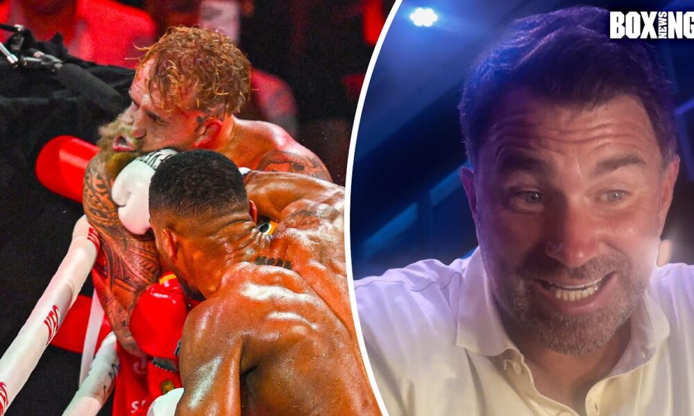 Eddie Hearn Reveals GRUESOME DETAILS Of Jake Paul Injury After Anthony Joshua KO