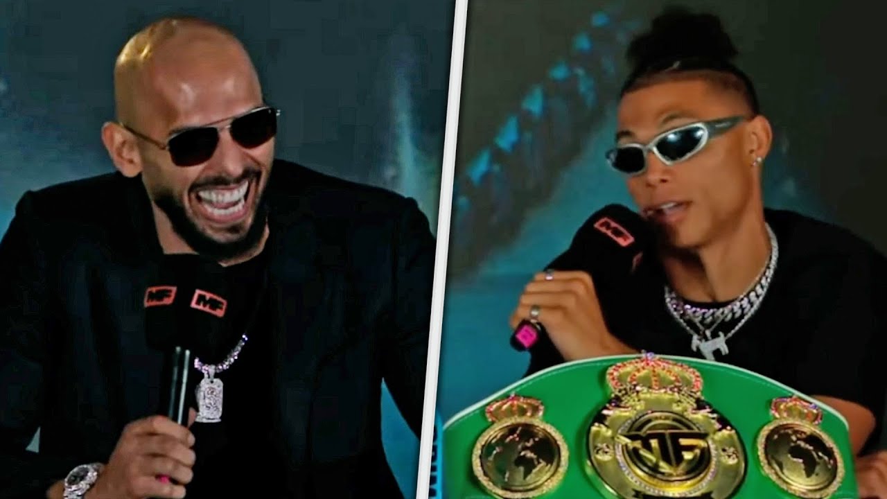 FIRED UP! Andrew Tate vs Chase DeMoor | FULL PRESS CONFERENCE | Misfits Boxing