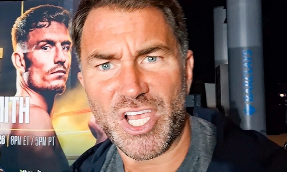 “I Don’t Give A F*CK!” — Eddie Hearn BLASTS De La Hoya’s ULTIMATUM for Vergil Ortiz vs Boots Ennis