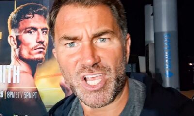 “I Don’t Give A F*CK!” — Eddie Hearn BLASTS De La Hoya’s ULTIMATUM for Vergil Ortiz vs Boots Ennis
