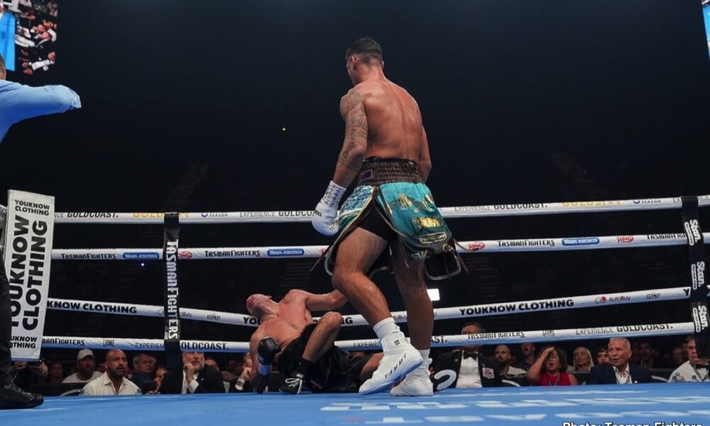 Image: Jai Opetaia’s KO Left Cinkara With Brain Bleed & Broken Neck