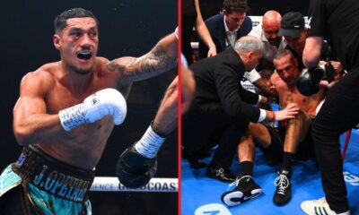 Jai Opetaia’s opponent Huseyin Cinkara remains in hospital after brutal one punch knockout