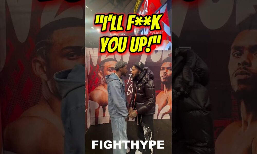 Keyshawn Davis & Alex Dejesus TRADE WORDS after Sparring his brother