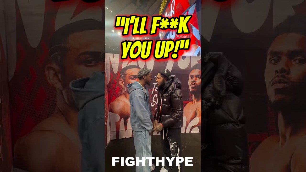 Keyshawn Davis & Alex Dejesus TRADE WORDS after Sparring his brother