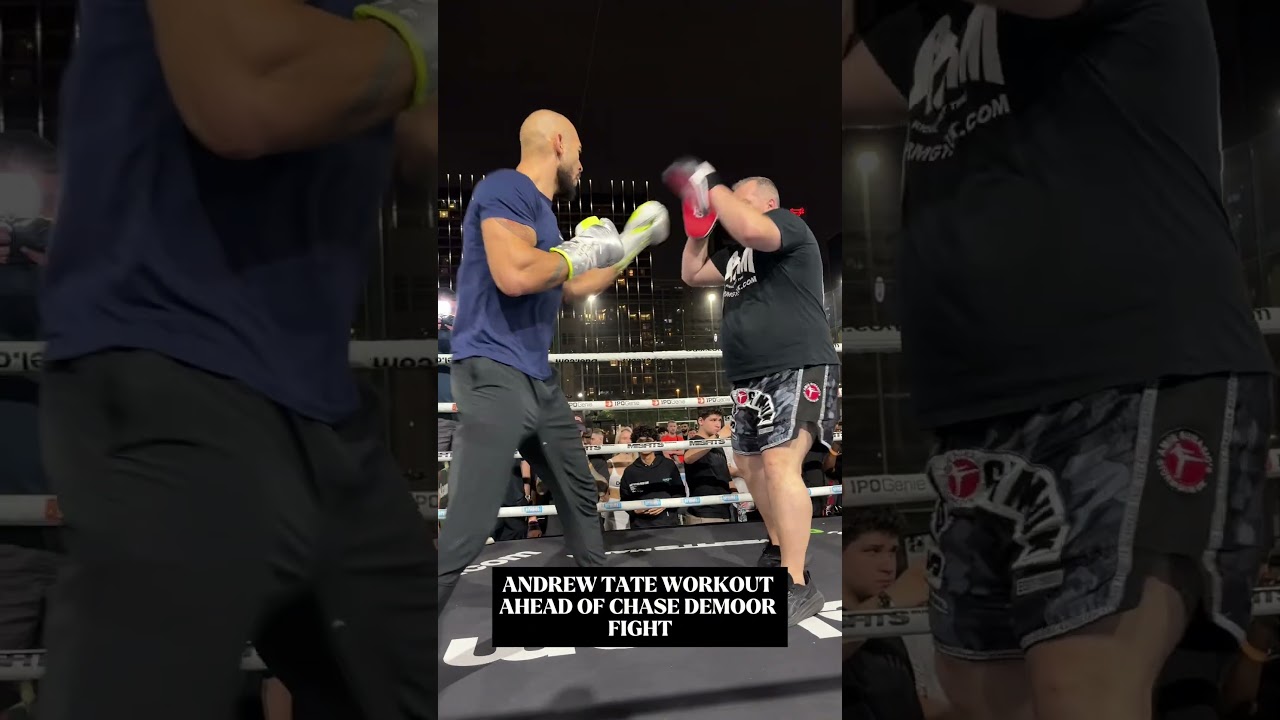 OUCH! Andrew Tate LETS HANDS GO