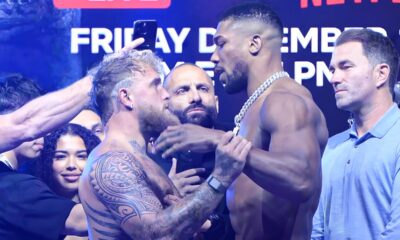 PROVOKED! Anthony Joshua vs Jake Paul • FULL WEIGH IN | Netflix Boxing