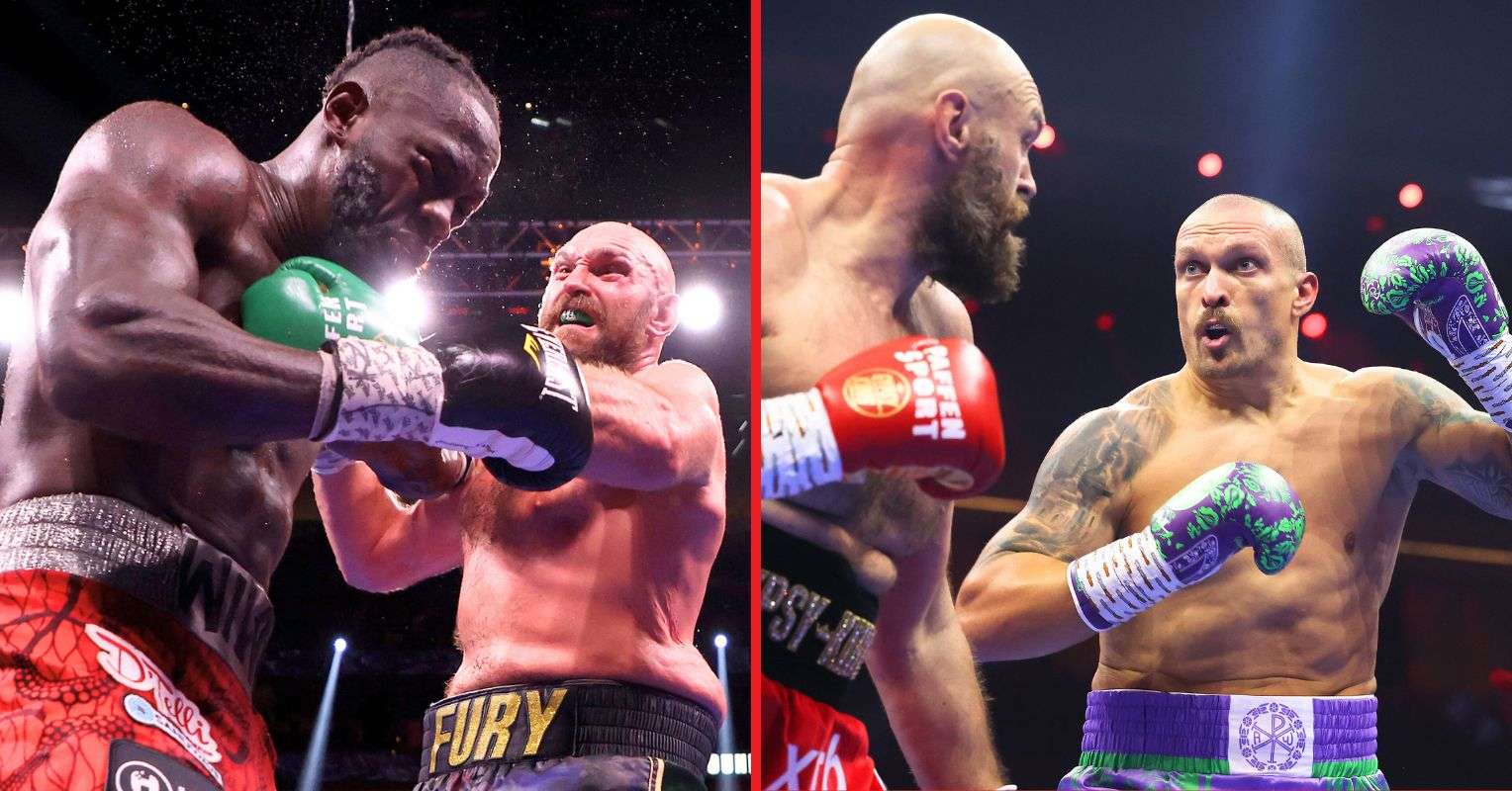 Tyson Fury reacts to Oleksandr Usyk calling out Deontay Wilder for his next fight