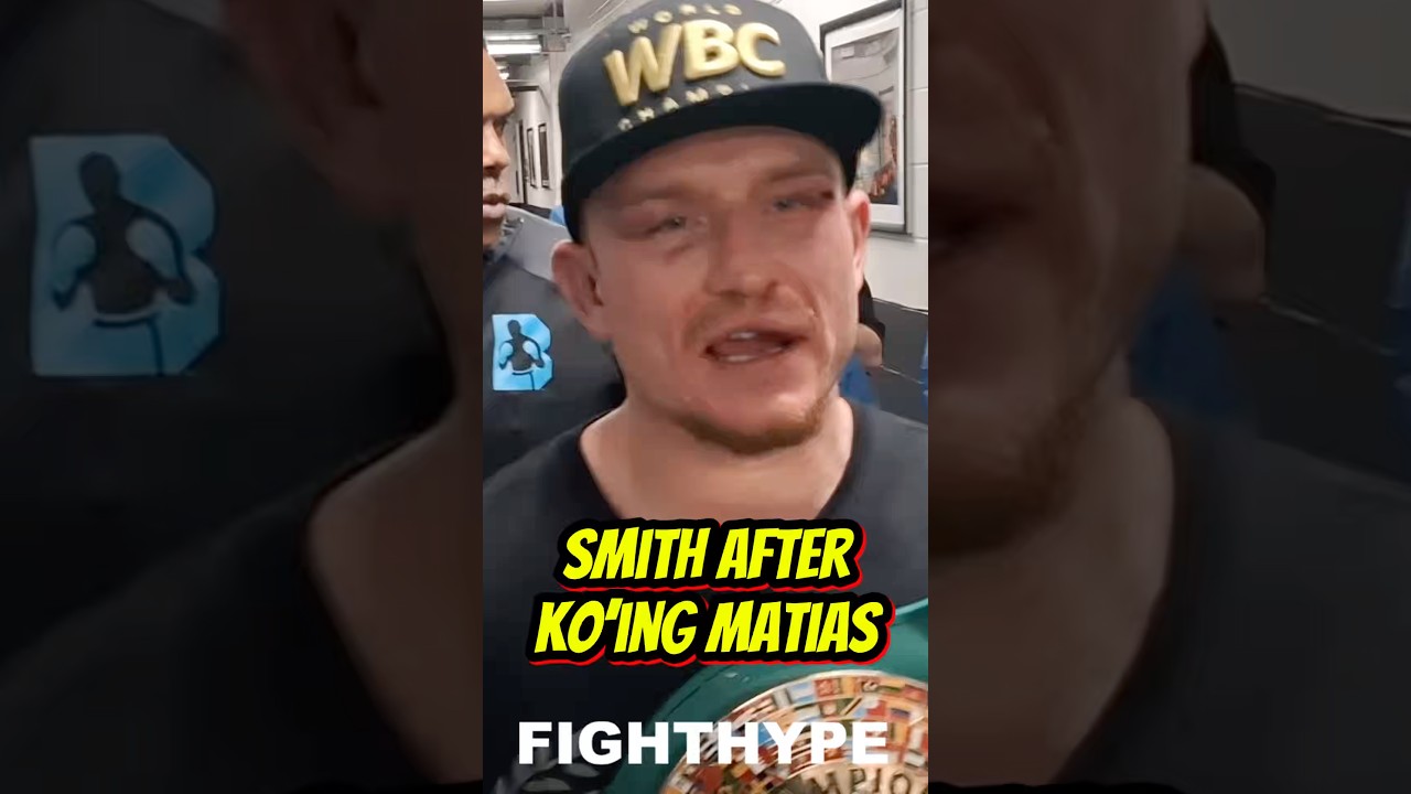 Dalton Smith FIRST WORDS after KNOCKING OUT Subriel Matias — Immediate Reaction