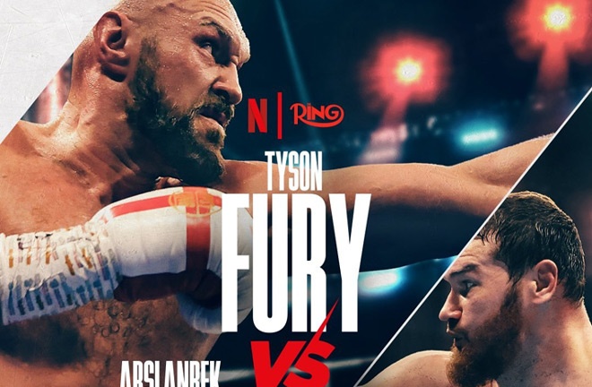 The fight between Tyson Fury and Arslanbek Makhmudov will take place on April 11 live on Netflix