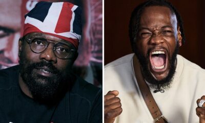 Derek Chisora ​​says he will knock out Deontay Wilder. Photo: Mark Robinson Matchroom Boxing