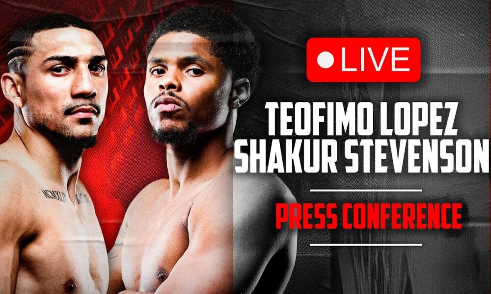 LIVE 🥊 Teofimo Lopez vs. Shakur Stevenson • PRESS CONFERENCE | DAZN Boxing