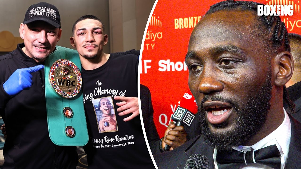 "STOP BEING A CLOWN!" - Terence Crawford BLASTS Teofimo Lopez Sr for Shakur Fight Week Antics