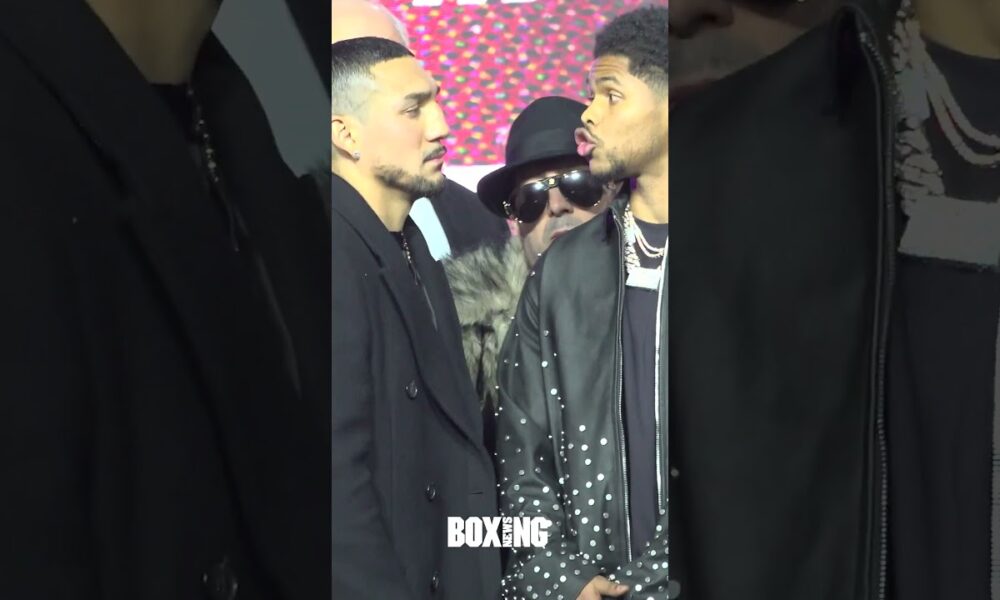 Teofimo Lopez and Shakur Stevenson Face Off After Heated Press Conference