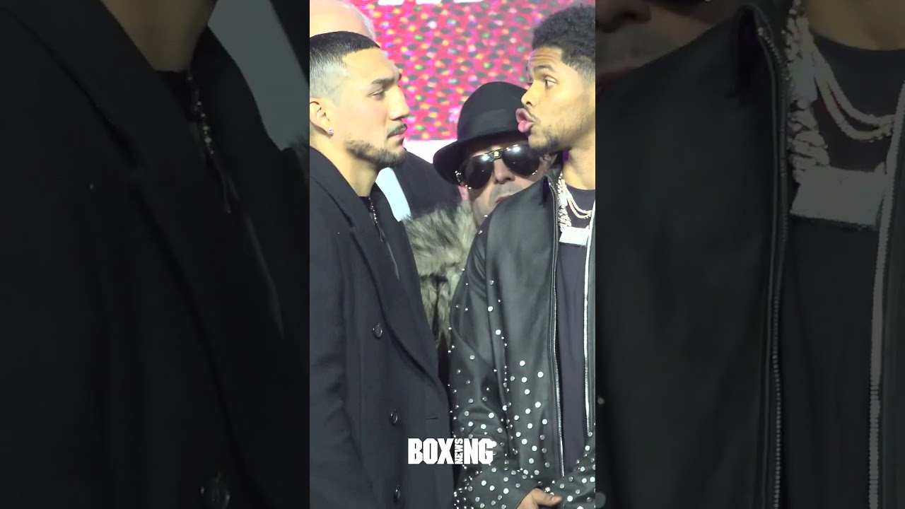 Teofimo Lopez and Shakur Stevenson Face Off After Heated Press Conference