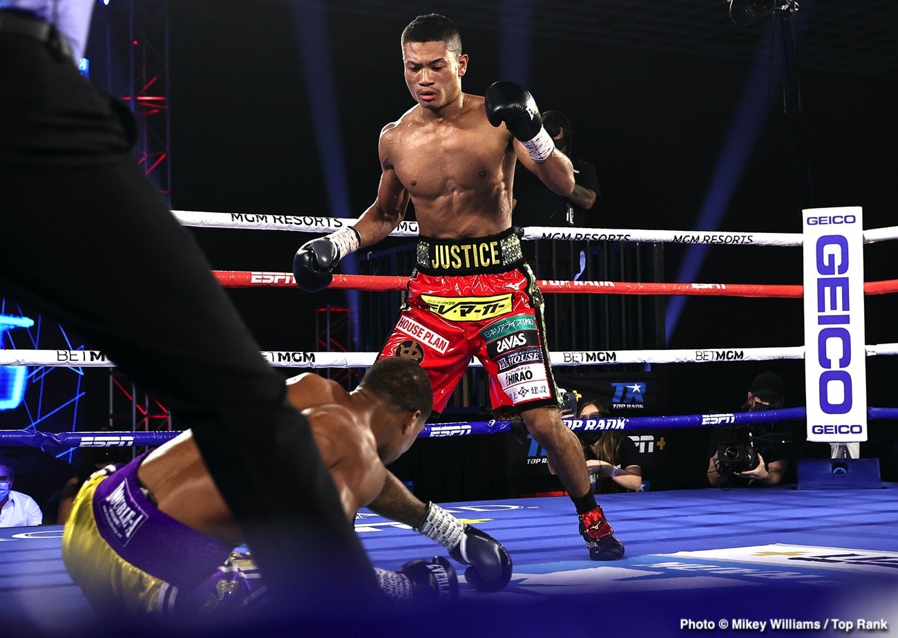 Image: Andy Hiraoka cleared to travel for Gary Antuanne Russell title fight