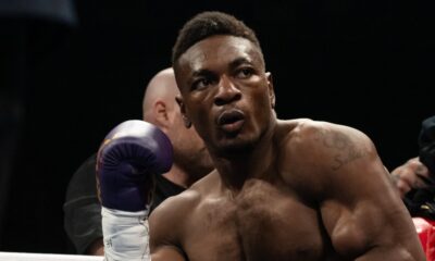 Christian Mbilli concentrates mid-fight in Canada