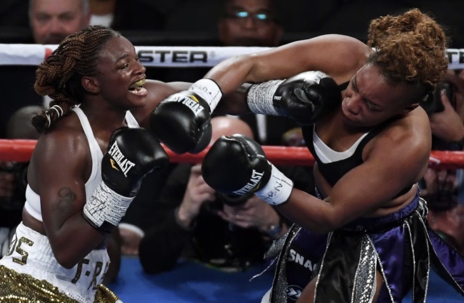 Shields defeated Crews-Dezurn in their debut. Photo: HBO