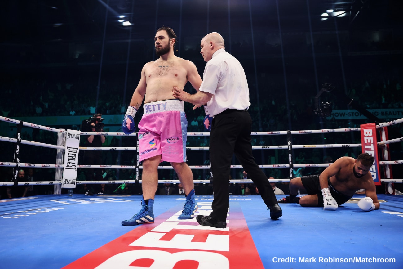 Image: Dave Allen destroys Karim Berredjem in 57 seconds with brutal first-round stoppage
