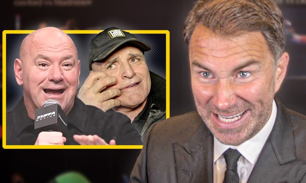 Eddie Hearn Serious WARNING 'DON'T F** AROUND!!' - Dana White 'WILL F** YOU!'