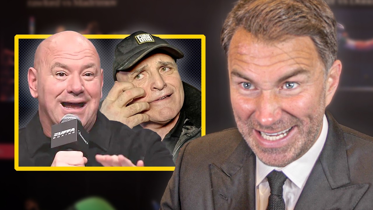 Eddie Hearn Serious WARNING 'DON'T F** AROUND!!' - Dana White 'WILL F** YOU!'
