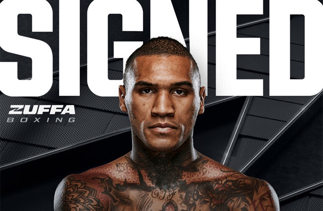 Benn signed a contract with Zuffa Boxing