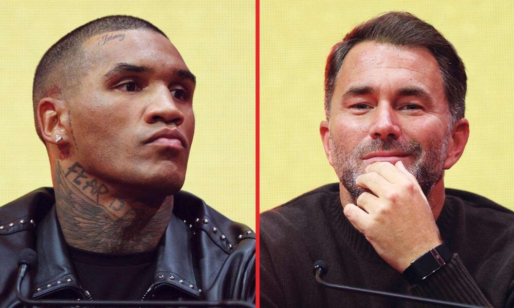 Eddie Hearn reacts to Conor Benn facing Regis Prograis in first fight after split