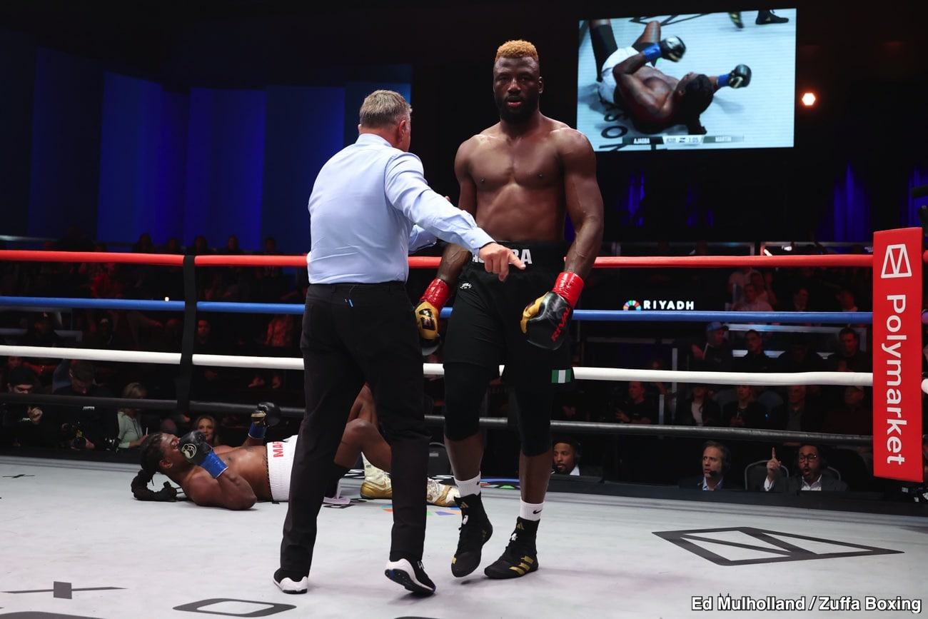 Image: Efe Ajagba Calls Out Oleksandr Usyk After Charles Martin KO
