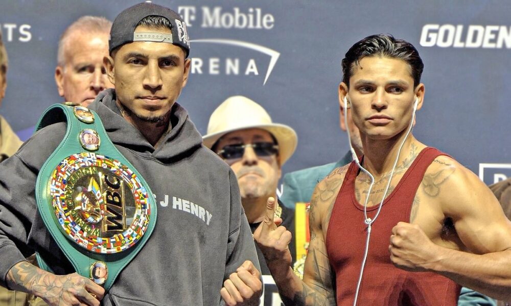 FACE OFF: Mario Barrios vs. Ryan Garcia • Ryan CHEEKLY FLIPS OFF Mario | DAZN Boxing