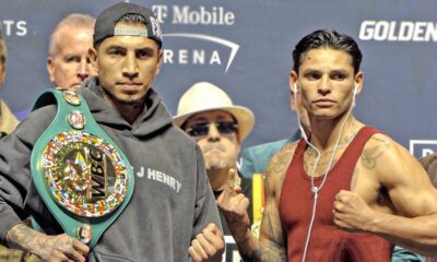FACE OFF: Mario Barrios vs. Ryan Garcia • Ryan CHEEKLY FLIPS OFF Mario | DAZN Boxing