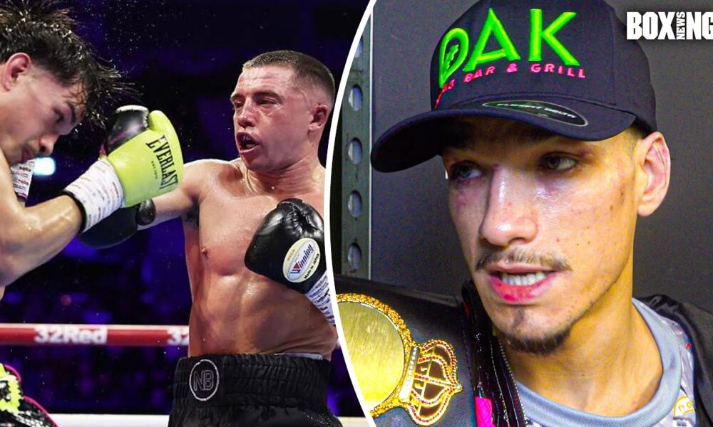 "I KNEW I COULDN'T LEAVE IT TO THE JUDGES." BRANDON FIGUEROA ON STUNNING FINAL ROUND KO OF NICK BALL