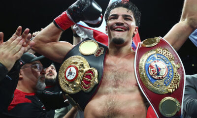 Zayas became the unified WBO and WBA super welterweight world champion. Photo: Mikey Williams/Top Rank