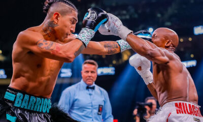Barrios secured the interim WBC welterweight title with a victory over Ugas. Photo: Esther Lin/SHOWTIME