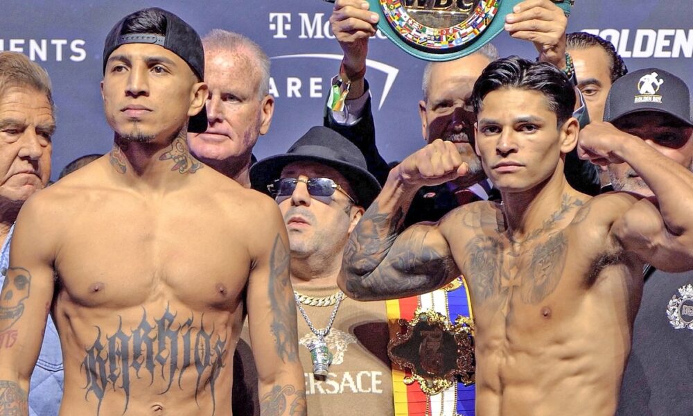 Mario Barrios vs. Ryan Garcia • FULL WEIGH IN & FINAL FACE OFF | DAZN Boxing