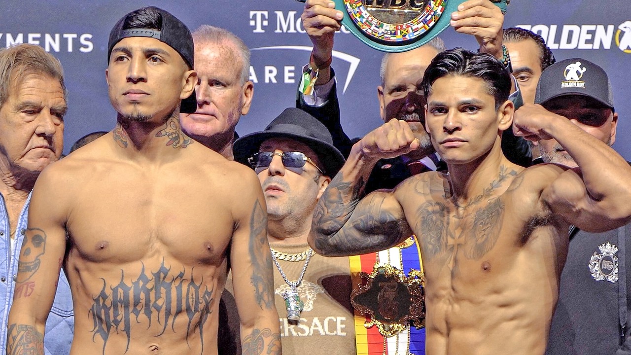 Mario Barrios vs. Ryan Garcia • FULL WEIGH IN & FINAL FACE OFF | DAZN Boxing