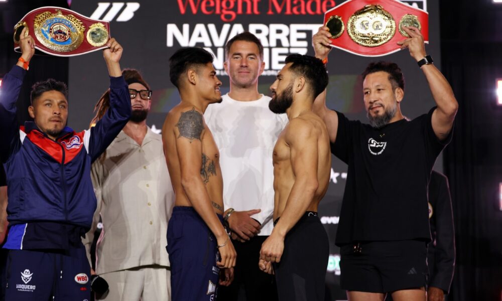 Image: Navarrete, Nunez Make Weight After Chaotic Fight Week Arrival