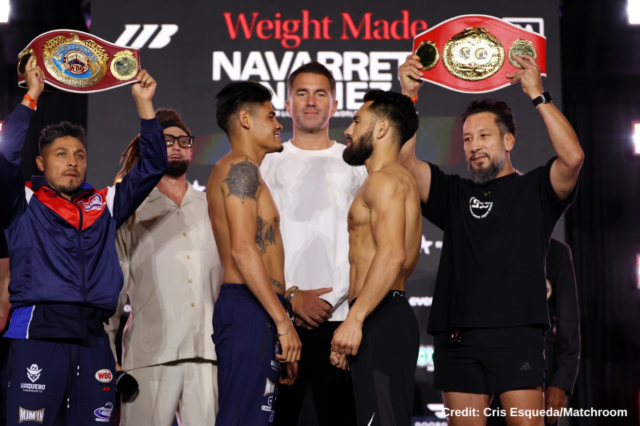 Image: Navarrete, Nunez Make Weight After Chaotic Fight Week Arrival