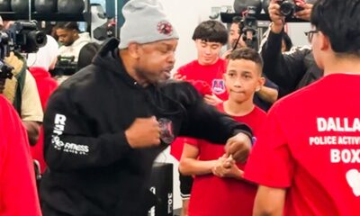 Roy Jones Jr DROPS GEMS on Young Fighters at GRAND OPENING of His New Gym
