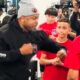 Roy Jones Jr DROPS GEMS on Young Fighters at GRAND OPENING of His New Gym